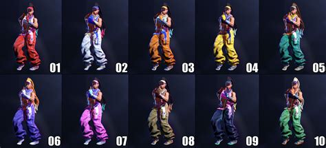 sf6 outfit 3 colors|street fighter 6 color code.